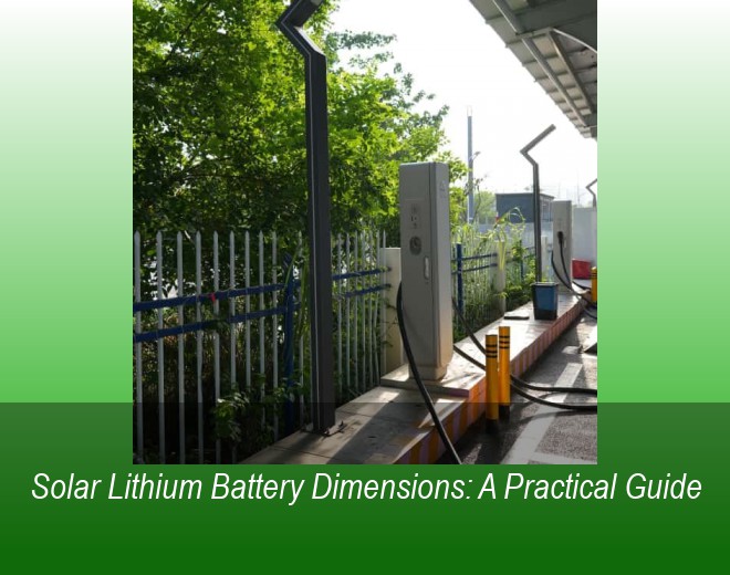 Solar Lithium Battery Dimensions: A Practical Guide